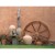 Gardeon Wooden Wagon Wheel, Fir Wood, 60cm Diameter, Rustic Outdoor Garden Decor, Weatherproof Vintage Ornament