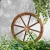 Gardeon Wooden Wagon Wheel, Fir Wood, 60cm Diameter, Rustic Outdoor Garden Decor, Weatherproof Vintage Ornament
