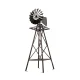 Gardeon 160cm Metal Garden Windmill with Weathervane - Rust-Proof Bronze Outdoor Decor, Sturdy & Weather-Resistant