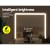 Embellir Makeup Mirror, Aluminum Frame, 60x50cm, White, LED Hollywood Vanity with Touch Controls & 3 Color Temperatures