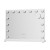 Embellir Makeup Mirror, Metal MDF, 58x45cm, White, Hollywood Vanity with LED Light, Touch Control, 10x Magnification
