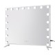 Embellir Makeup Mirror, Metal Frame, 80x65cm, White, Hollywood Vanity with LED Light, Touch Controls, 18 Bulbs