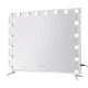 Embellir Makeup Mirror, Metal Frame, 80x65cm, White, Hollywood Vanity with LED Light, Touch Controls, 18 Bulbs