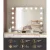 Embellir Bluetooth Makeup Mirror, Aluminum Frame, 58x46cm, Hollywood Vanity with LED Lights & Speaker, Touch Controls