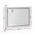 Embellir Bluetooth Makeup Mirror, Metal & MDF, 58x46cm, LED Crystal Lights, Touch Controls, Speaker & USB Charger