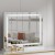 Embellir Bluetooth Makeup Mirror, Metal & MDF, 58x46cm, LED Crystal Lights, Touch Controls, Speaker & USB Charger