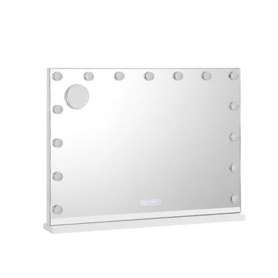 Embellir Bluetooth Makeup Mirror, Aluminum Frame, 80x58cm, Hollywood Vanity with LED Lights & Touch Controls