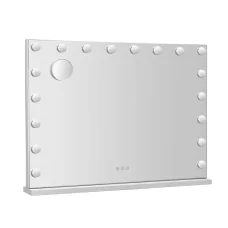 Embellir Makeup Mirror, Metal Frame, 80x58cm, Hollywood Vanity with LED Lights, Touch Control, Tabletop/Wall Mount