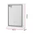 Embellir Bluetooth Makeup Mirror, Metal Frame, 58x80cm, Hollywood Vanity with LED, Crystal Lights, Touch Control