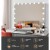 Embellir Makeup Mirror, Metal Frame, 80x65cm, Silver, Hollywood Vanity with Adjustable LED Lights & Touch Controls