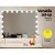 Embellir Makeup Mirror, Metal Frame, 80x65cm, Silver, Hollywood Vanity with Adjustable LED Lights & Touch Controls