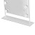 Embellir Bluetooth Makeup Mirror, Metal, 30x40cm, White, Hollywood Vanity with LED Light & Speaker, 360° Swivel