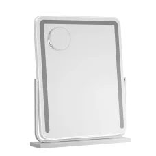Embellir Makeup Mirror, Aluminum Frame, 40x50cm, LED Strip, Touch Controls, Rotatable Vanity, Hollywood Glamour