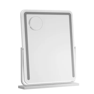Embellir Makeup Mirror, Aluminum Frame, 40x50cm, LED Strip, Touch Controls, Rotatable Vanity, Hollywood Glamour