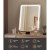 Embellir Makeup Mirror, Aluminum Frame, 40x50cm, LED Strip, Touch Controls, Rotatable Vanity, Hollywood Glamour