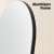 Embellir Full-Length Floor Wall Mirror, Aluminium Alloy Frame, 160x50cm, Black, Elegant Décor, Easy Install