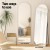 Embellir Full-Length Floor Wall Mirror, Aluminium Alloy Frame, 160x50cm, Black, Elegant Décor, Easy Install