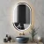 Embellir LED Wall Mirror, MDF & Glass, 50x75cm, Oval, Anti-Fog, Adjustable Light, Bathroom Vanity Decor