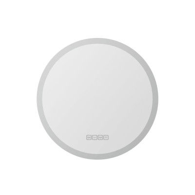 Embellir Bluetooth LED Wall Mirror, 50CM Round, Waterproof, Anti-Fog, Touch Control, Built-in Speaker, Bathroom Decor