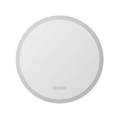 Embellir Bluetooth LED Wall Mirror, 60CM Round, Bathroom Decor, Anti-Fog, Touch Control, Built-in Speaker
