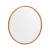 Embellir Round Wall Mirror, Solid Wood Frame, 80cm Diameter, Premium Clarity, Elegant Home Decor, Easy Installation