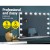 Embellir Makeup Mirror, Aluminium Frame, 58x46cm, LED Light, Touch Controls, Hollywood Vanity, Tabletop or Wall Mount