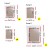 Artiss 26 Piece Photo Frame Set White Polymer 8x10 5x7 4x6 3.5x5 Inch Wall Art Holder with Hanging Accessories