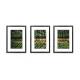 Artiss 3 Piece A3 Photo Frame Wall Set Black, Polymer Frame, Polystyrene Glass, Home Decor, Gift, Portrait or Landscape