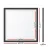 Artiss Photo Frame Set, MDF & Polystyrene Glass, 16"x16", Black, 2-Piece, Elegant Wall Display, Portrait & Landscape