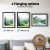 Artiss 3PC Photo Frame Set, MDF, 10"x14" Prints, Black, 38.7x30.7cm, Polystyrene Glass, Wall Hanging.