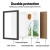 Artiss 3PC Photo Frame Set, MDF, 10"x14" Prints, Black, 38.7x30.7cm, Polystyrene Glass, Wall Hanging.