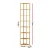 Artiss Shoe Rack, Bamboo MDF 8-Tier, Pine, 25x23x134cm, Stackable Storage for 8 Pairs, Durable & Easy Assembly
