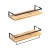 Artiss Melis Floating Wall Shelf Set of 2, Pine Wood & Black, 40cm, Stylish DIY Storage with 15kg Capacity
