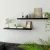 Artiss 90cm Black Floating Wall Shelf Set of 2, Paulownia Wood, Space-Saving, Easy Assembly, for Home Decor Artiss 90cm Black Floating Wall Shelf Set of 2, Paulownia Wood, Space-Saving, Easy Assembly, for Home Decor