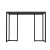 Artiss Console Table, Marble Effect, 100cm x 30cm x 78cm, White, Industrial Style, Durable & Space-Saving Design
