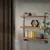 Artiss 3-Tier Rustic Industrial Pipe Shelf, Pine Wood & Metal, 61x25x98.5cm - DIY Display for Home, Office & Cafe Decor