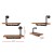 Artiss Floating DIY Pipe Shelf 3 Tiers IONA – Industrial Rustic Timber and Metal, 85.5x25x111cm, Wall Mounted Shelving Artiss Floating DIY Pipe Shelf 3 Tiers IONA – Industrial Rustic Timber and Metal, 85.5x25x111cm, Wall Mounted Shelving