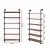Artiss Floating DIY Pipe Shelf 6 Tiers, 201x90cm Industrial Rustic Wall Shelf, Solid Pine Wood & Metal, Indoor Outdoor