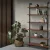 Artiss Floating DIY Pipe Shelf 6 Tiers, 201x90cm Industrial Rustic Wall Shelf, Solid Pine Wood & Metal, Indoor Outdoor