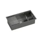 Cefito 81x45CM Stainless Steel Kitchen Sink, Single Bowl, with Drain Rack & Basket, Scratch-Resistant, R10 Corners