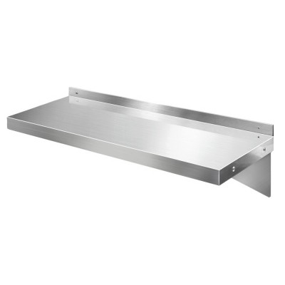 Cefito 900mm Stainless Steel Wall Shelf Rack, Heavy-Duty Kitchen Storage, Rust-Proof, Easy Install, Silver Cefito 900mm Stainless Steel Wall Shelf Rack, Heavy-Duty Kitchen Storage, Rust-Proof, Easy Install, Silver