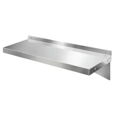 Cefito 900mm Stainless Steel Wall Shelf Rack, Heavy-Duty Kitchen Storage, Rust-Proof, Easy Install, Silver