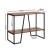 Artiss Cora 2-Tier Console Table - 106CM Walnut & Black, Sturdy Particle Board, Anti-Rust Steel, 30KG Capacity
