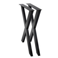 Artiss Metal Table Legs Set of 2, X-Shaped, 71x60cm, Black Iron, Industrial Style, Heavy Duty, DIY Furniture Upgrade Artiss Metal Table Legs Set of 2, X-Shaped, 71x60cm, Black Iron, Industrial Style, Heavy Duty, DIY Furniture Upgrade