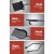 Grillz Fire Pit Tool Set 5 PCS, Cast Iron, Black, Includes Stand, Heat-Resistant & Fireproof, Space-Saving Design
