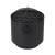Grillz Portable Fire Pit BBQ 45cm Deep Bowl Outdoor Fireplace with Mesh Lid, Iron Body, Stainless Steel Grill, Black