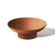 Grillz Fire Pit Bowl, Cast Iron, 70cm, Rustic Natural Rust Finish, Large Capacity, Portable, Outdoor Heating Solution