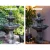 Gardeon 93CM Black Solar Water Feature Fountain - 3-Tier Bird Bath with Polyresin, Solar Panel, and Pump Kit