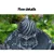 Gardeon 93CM Black Solar Water Feature Fountain - 3-Tier Bird Bath with Polyresin, Solar Panel, and Pump Kit