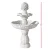 Gardeon Solar Water Feature 3-Tier Fountain, Polyresin Ivory, 93CM, with Pump Kit, Indoor/Outdoor Bird Bath Decor